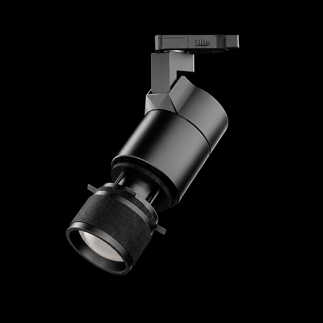 LED track spotlight for art gallery accent lighting