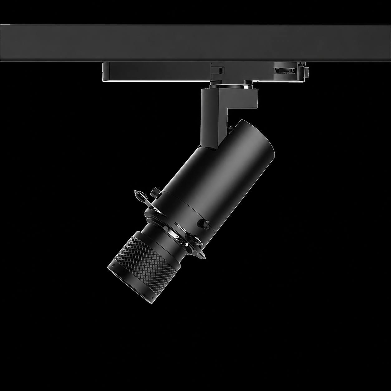 framing projector track light for exact illumination of artwork