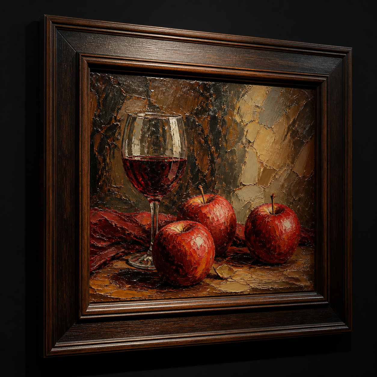 CRI 95 color rendering on oil painting
