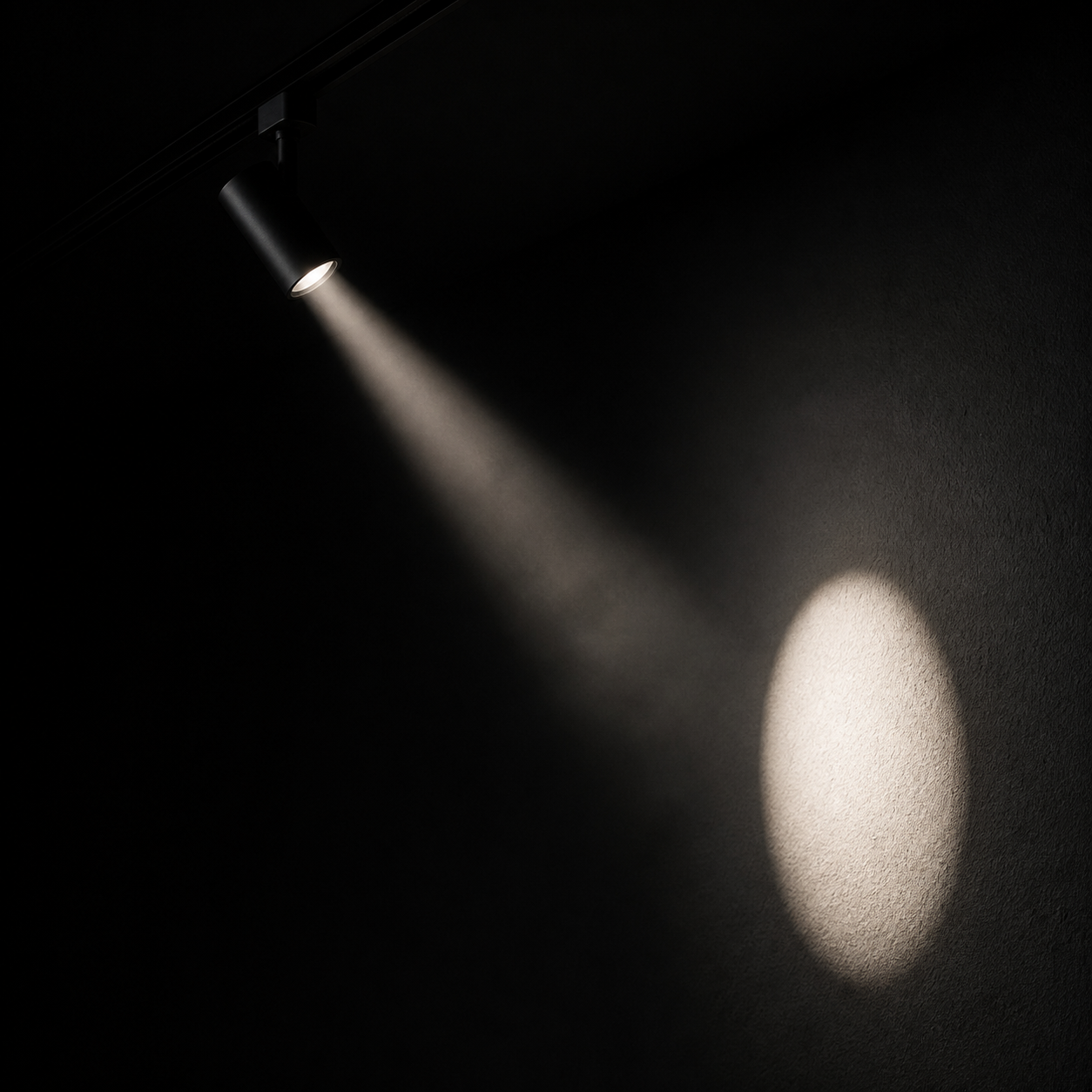 narrow beam spot pool of light on a wall